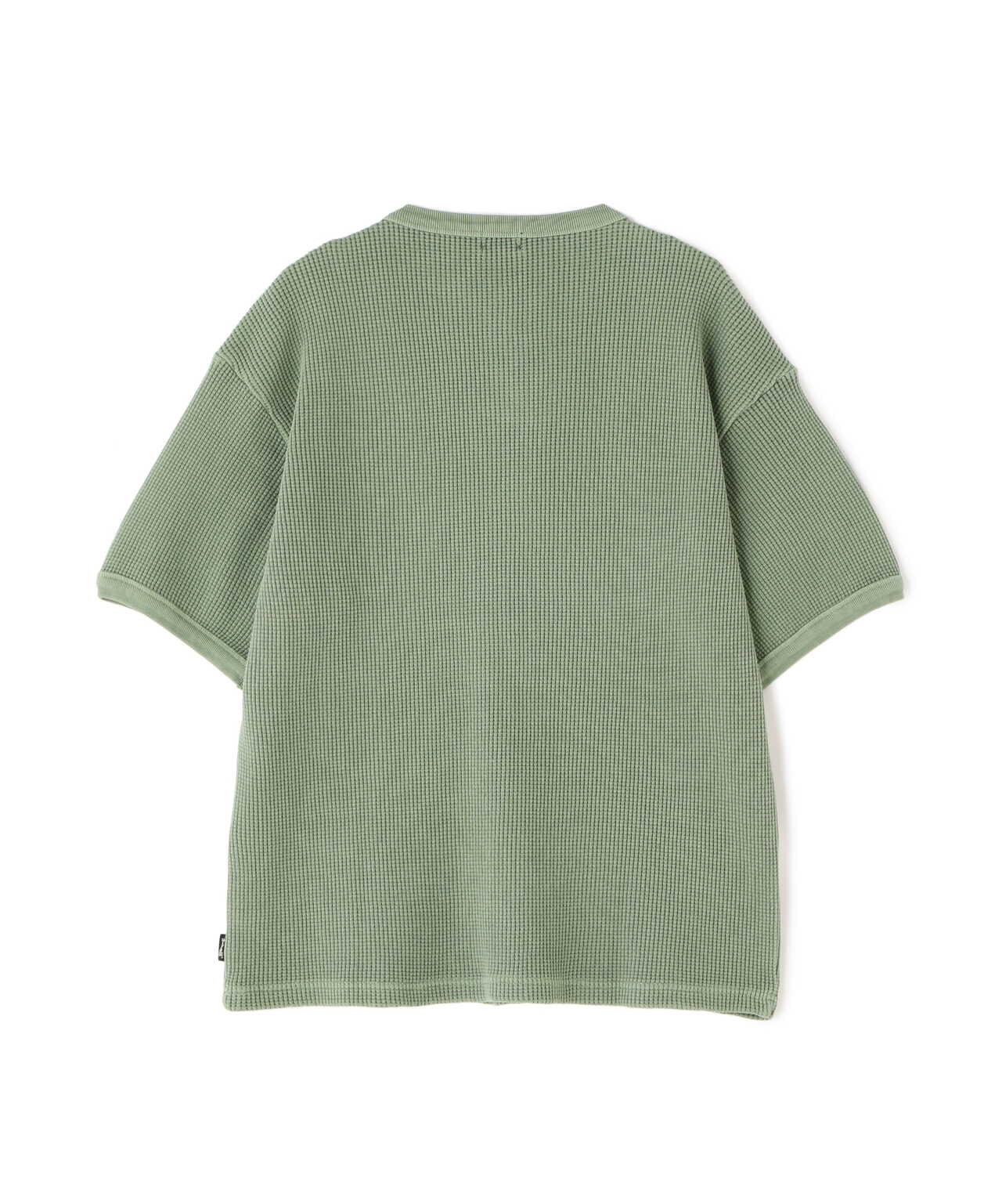 THERMAL PIGMENT O/D HENLEY NECK T-SHIRT/サーマル オーバーダイ ヘンリーネック Tシャツ