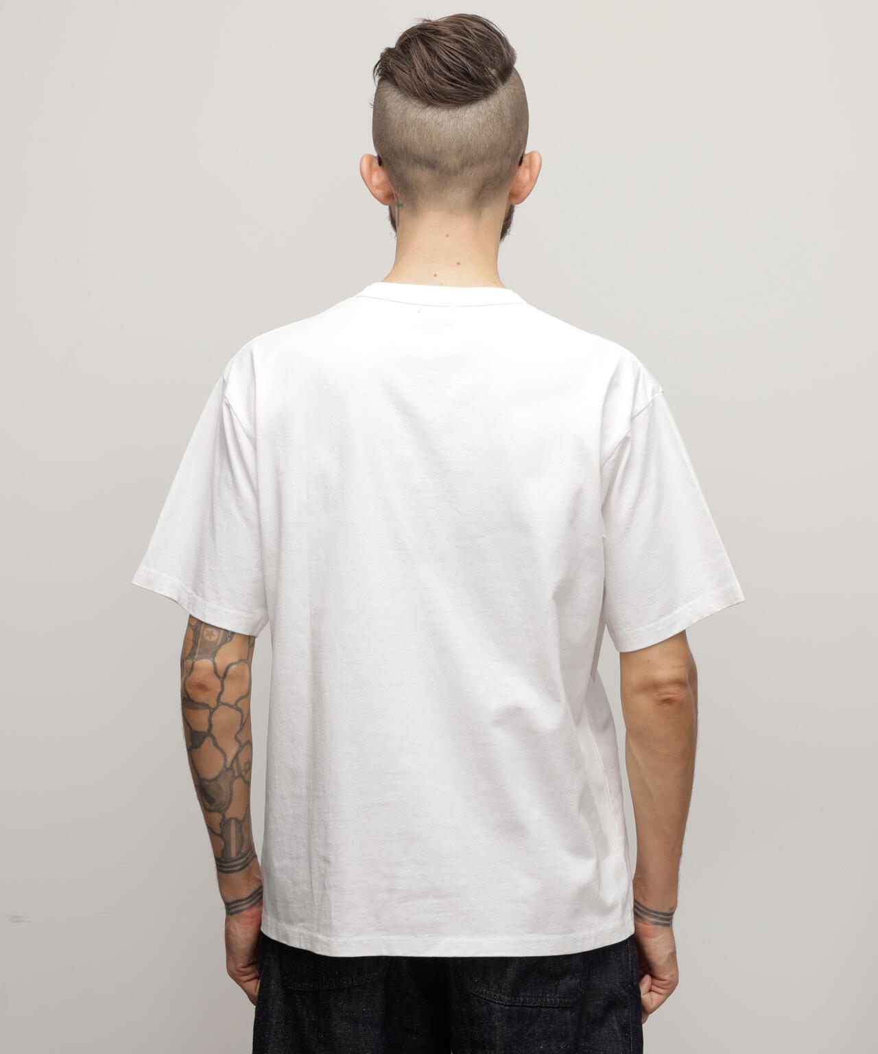 PIGMENT O/D SS HENLEY NECK T-SHIRT/ピグメント オーバーダイ ヘンリーネック Tシャツ