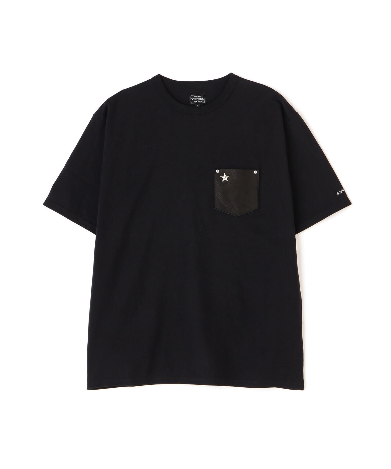 ONE STAR LEATHER POCKET T-SHIRT/ワンスターレザーポケット Tシャツ