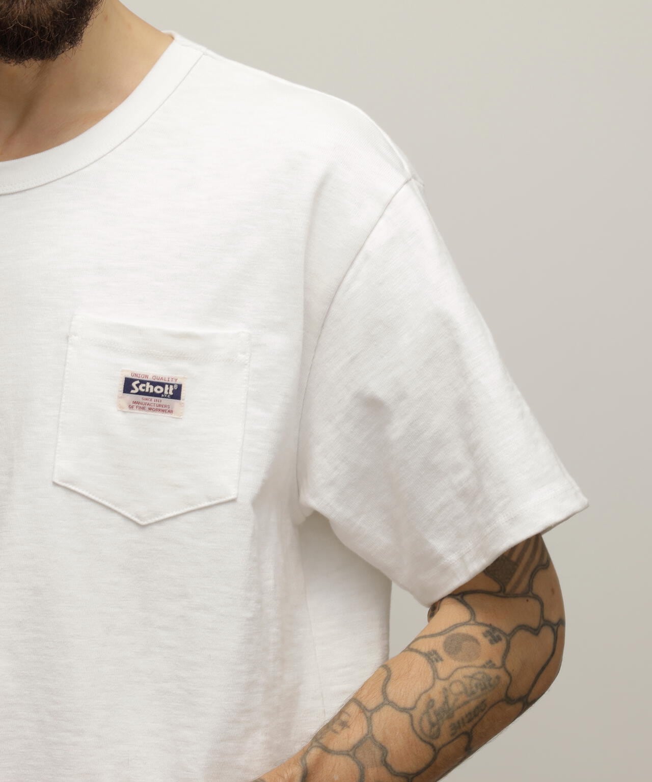 WORK LABEL POCKET T-SHIRT/ワークラベル ポケットTシャツ