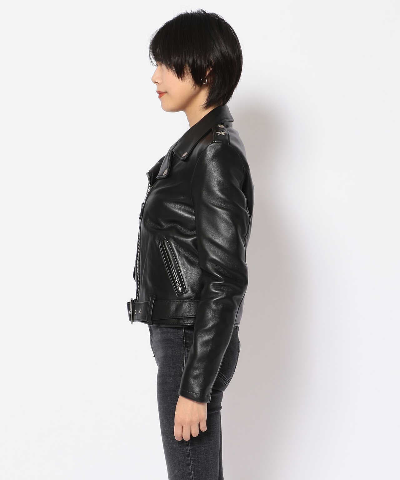 Schott Women's Leather Perfecto in Black, Schott 218W