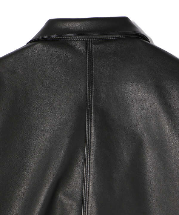 LAMB LEATHER COVERALL JACKET/ラムレザー カバーオール ジャケット