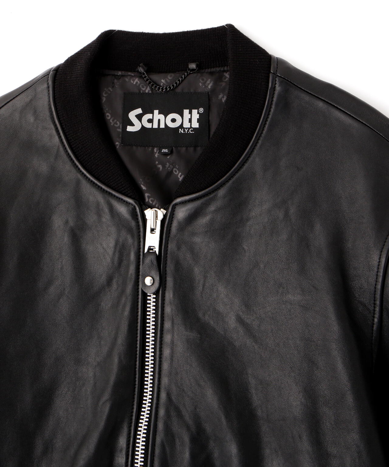 LEATHER JACKET BOWERY/レザージャケット バワリー MA-1 | Schott