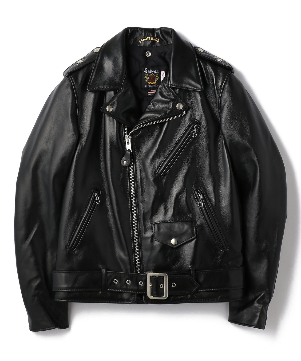 Schott N.Y.C. 613 One Star Perfecto® Leather Motorcycle Jacket