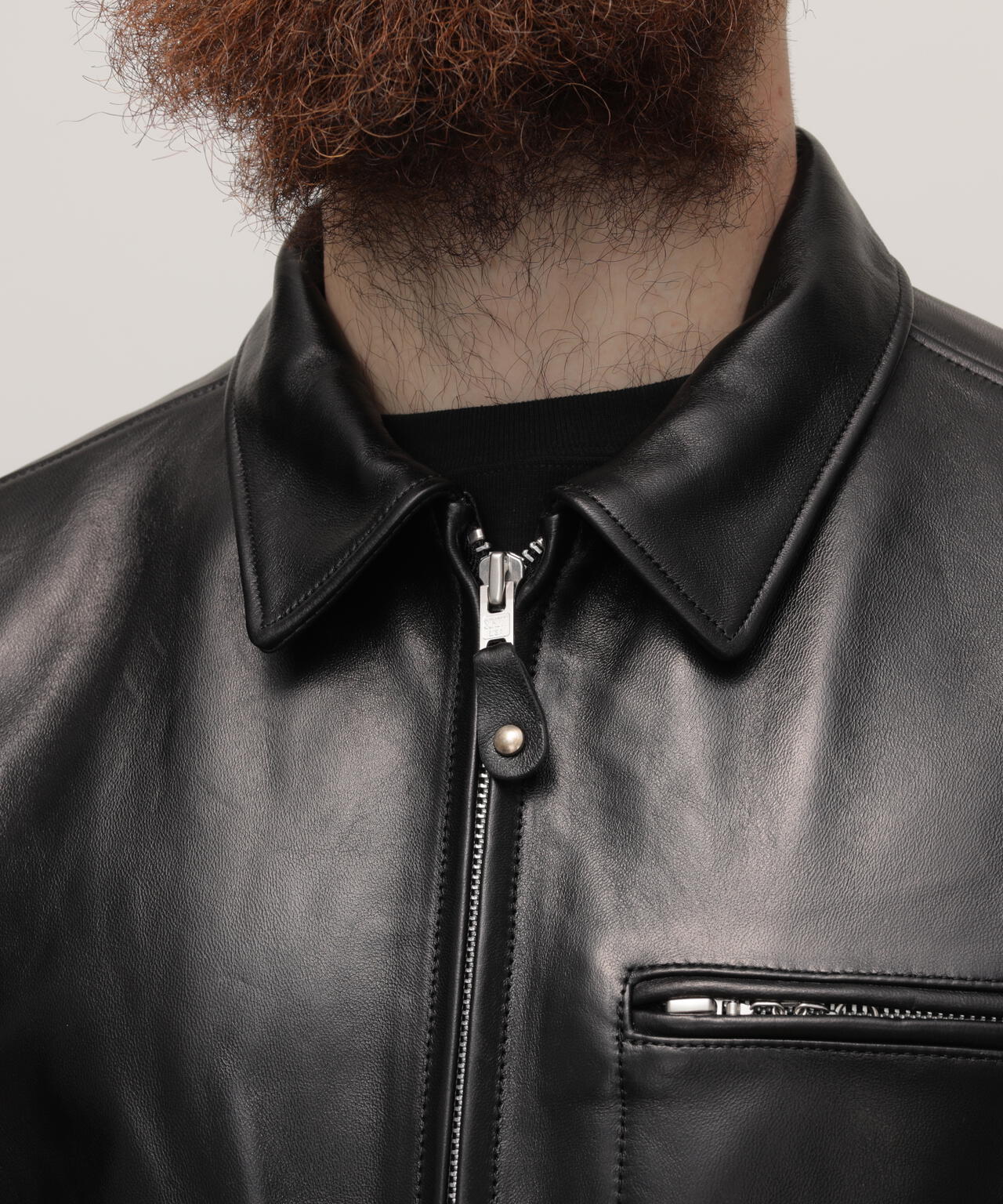 LEATHER TRACKER JACKET/レザートラッカージャケット | Schott ...