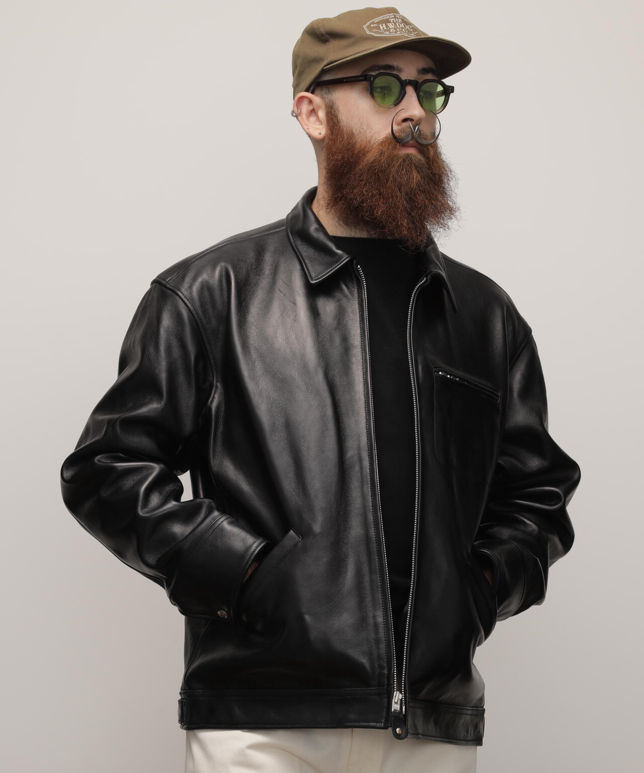 LEATHER TRACKER JACKET/レザートラッカージャケット | Schott ...