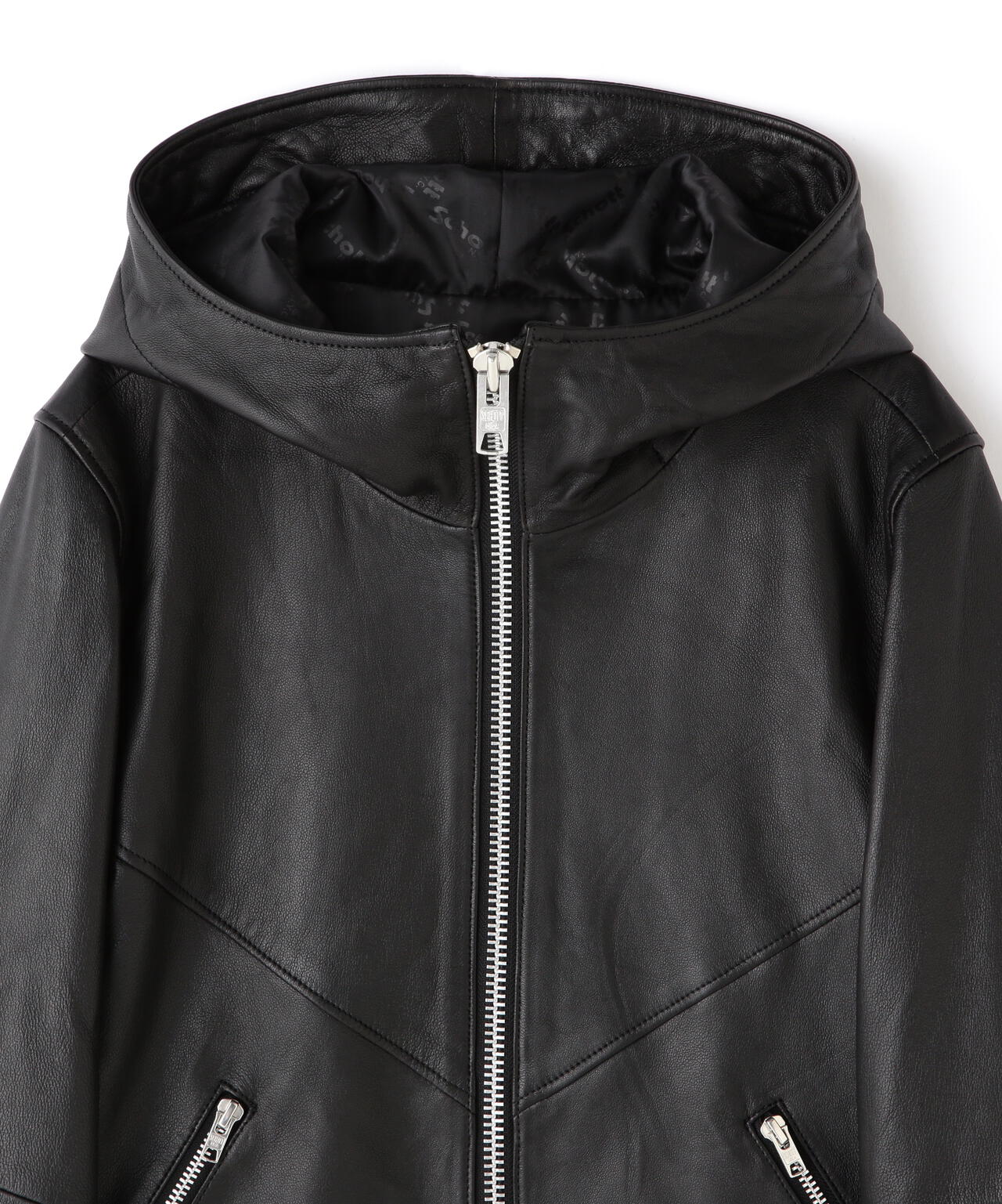 Women's/直営限定/HOODED RIDERS JACKET/フーディー ライダース ジャケット