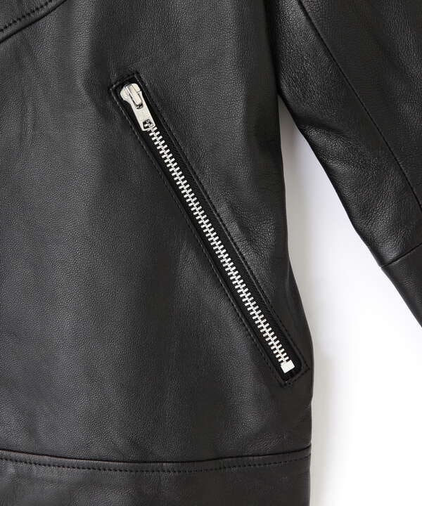 Women's/直営限定/HOODED RIDERS JACKET/フーディー ライダース ジャケット