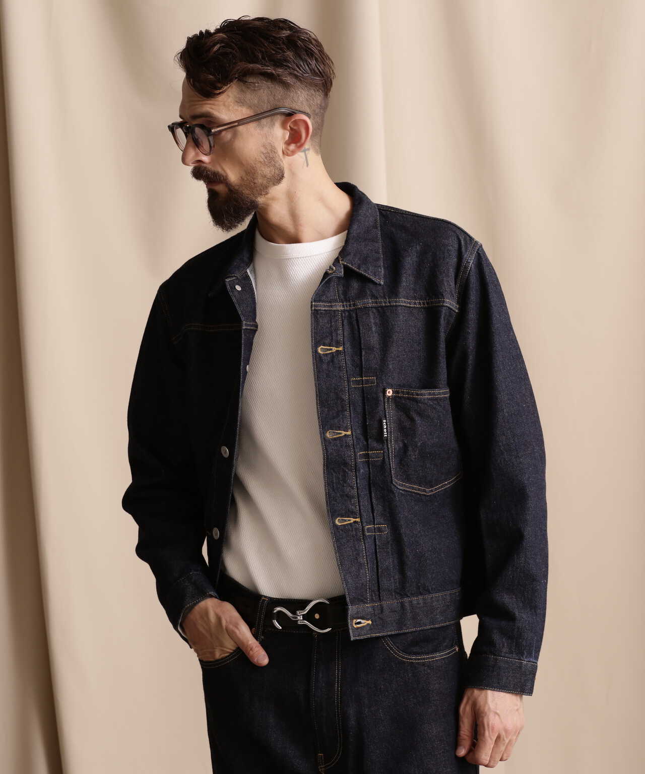 直営限定】1st DENIM JACKET/デニム ジャケット Gジャン | Schott