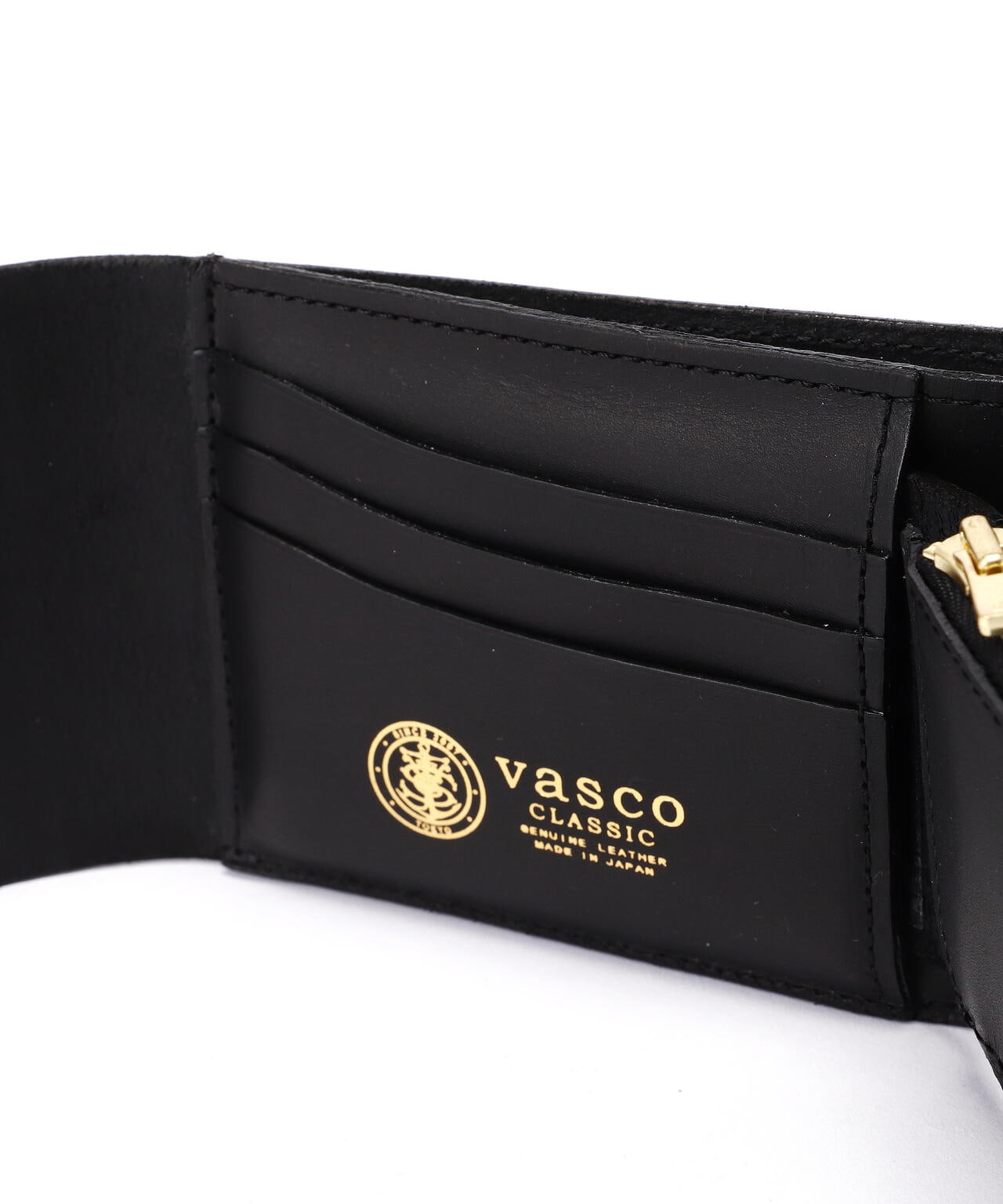 VASCO/ヴァスコ/LEATHER NAVAL MIDDLE WALLET/レザーネイバル ミドル