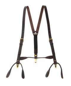 VASCO/ヴァスコ//別注LEATHER SUSPENDER/レザーサスペンダー