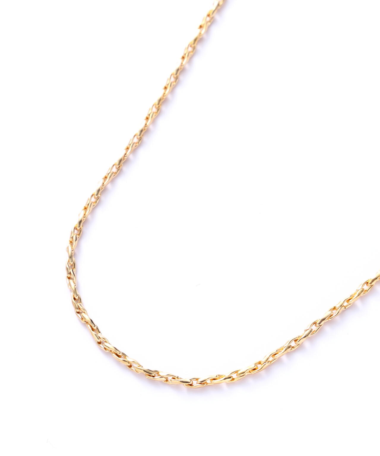 meian/メイアン/別注/GOLD S-SCREW CHAIN NECKLACE/ゴールド