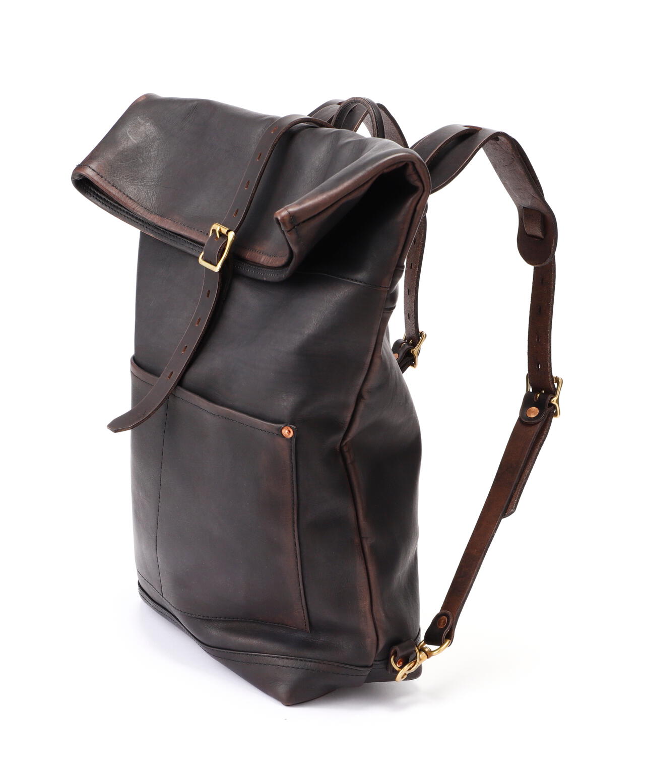 VASCO/ヴァスコ/LEATHER ROLLTOP RUCKSACK/レザー ロールトップ ラック 