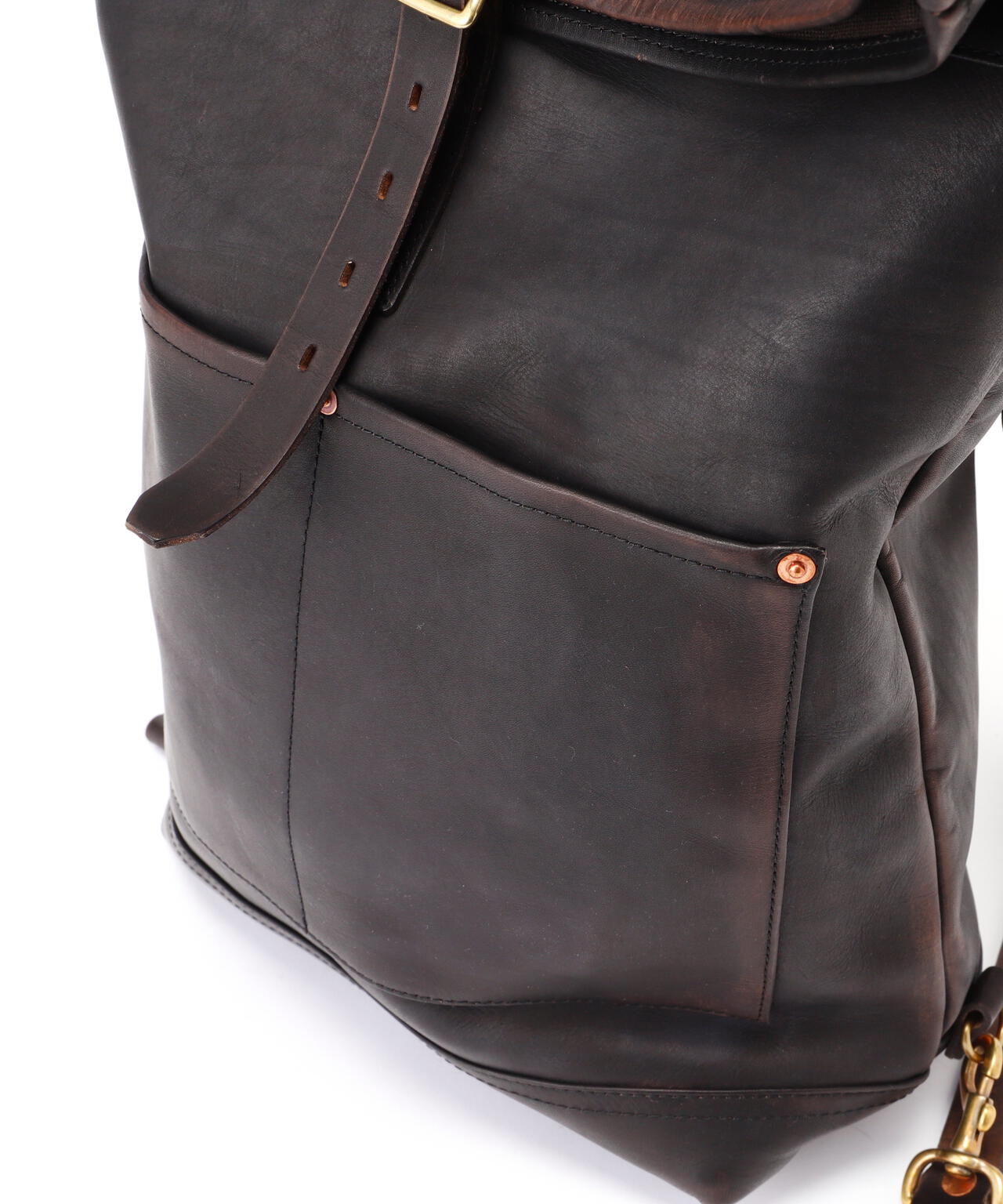 VASCO/ヴァスコ/LEATHER ROLLTOP RUCKSACK/レザー ロールトップ ラック