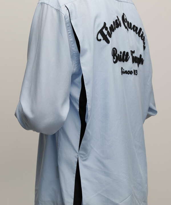 LS BOWLING SHIRT "FINEST QUALITY BUILT/ボーリングシャツ "ファイネストクオリティ ビルドタフ"