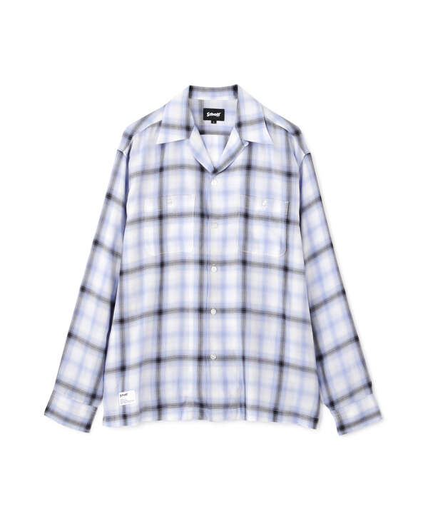 OMBRE CHECK LS SHIRT/　オンブレチェック ロングスリーブシャツ
