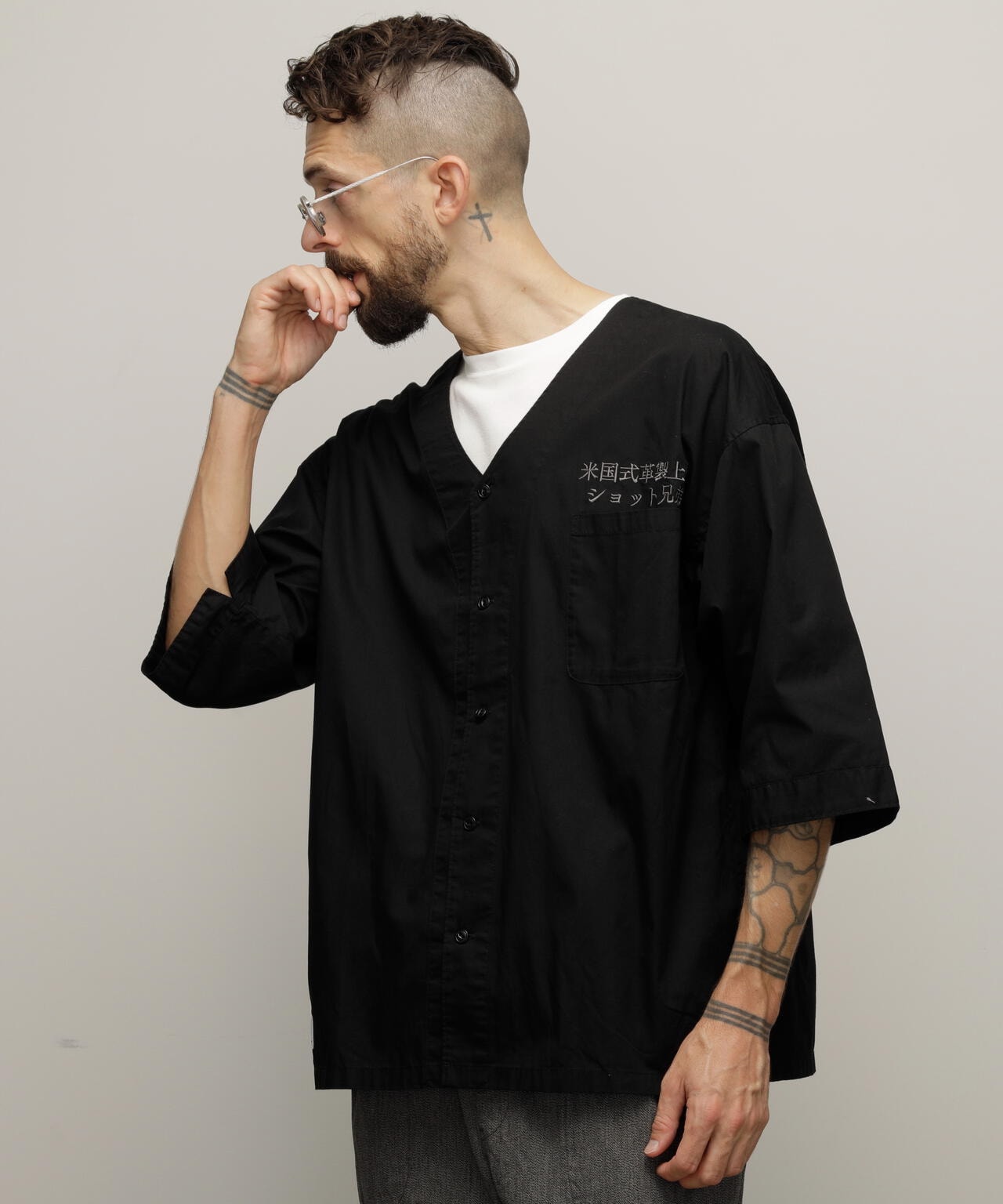 DABO SHIRT "ADVERTISEMENT"/ダボシャツ "アドバタイズメント"