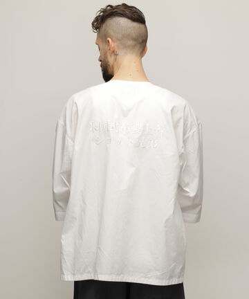 【先行予約 2月下旬-3月上旬入荷予定】DABO SHIRT "ADVERTISEMENT"/ダボシャツ "アドバタイズメント"