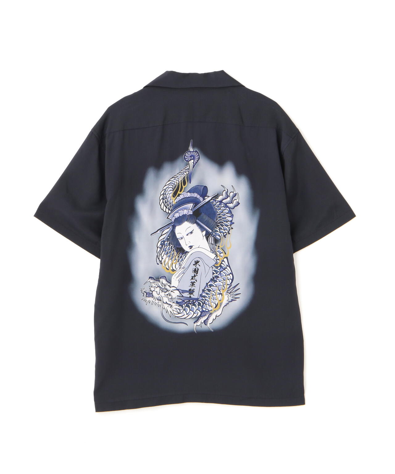 RAYON SHIRT"LADY WITH THE DRAGON”/レーヨンシャツ 'レディ ウィズ ザ ドラゴン'