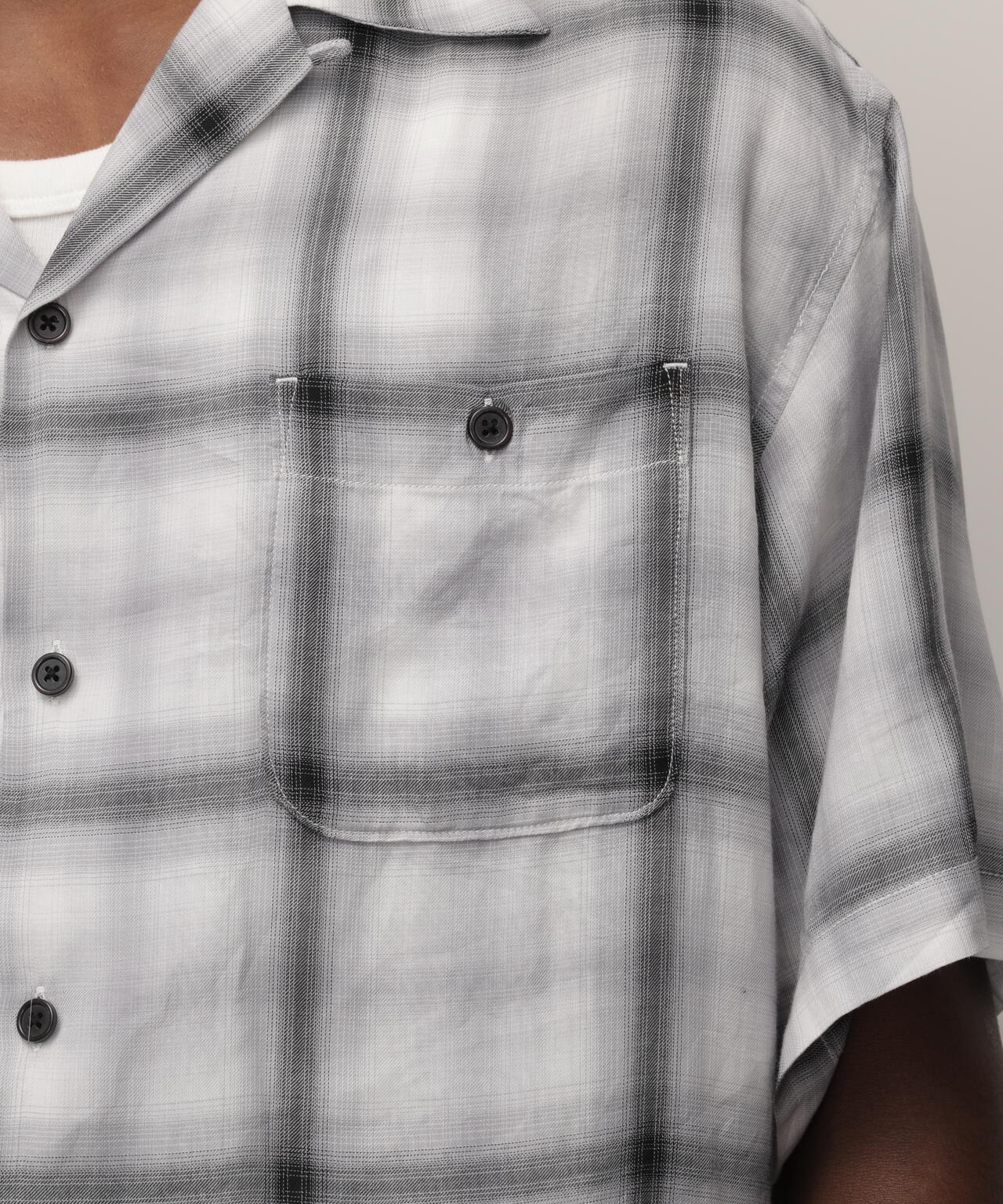 OMBRE CHECK SHIRT/オンブレチェックシャツ