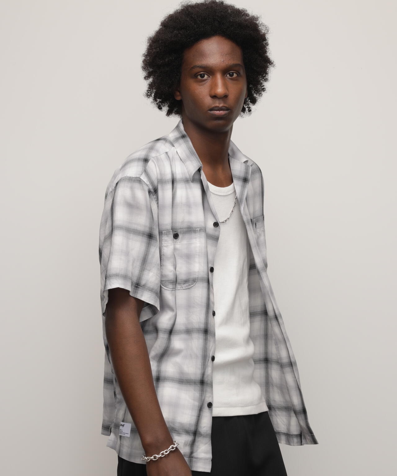 OMBRE CHECK SHIRT/オンブレチェックシャツ