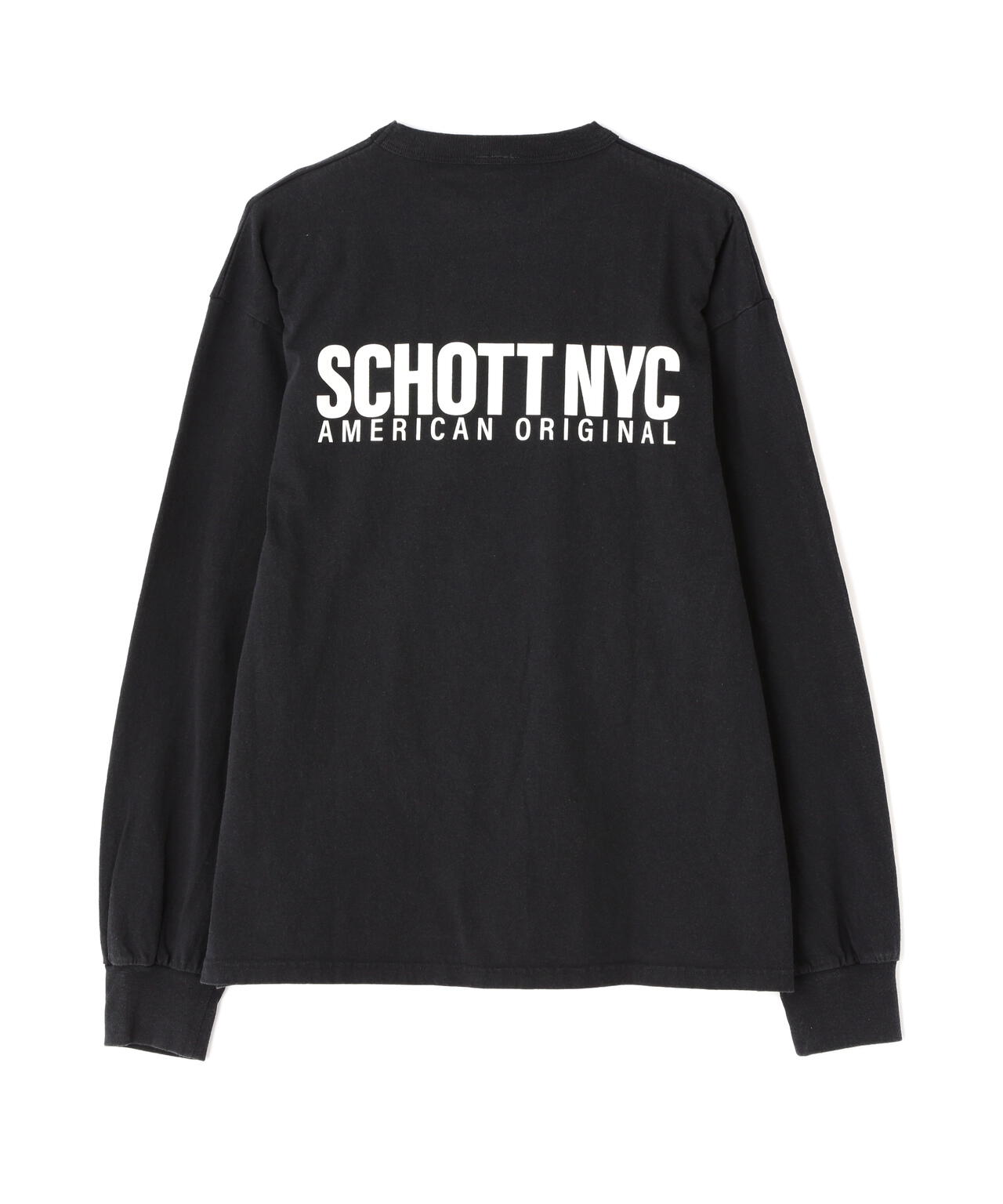 直営限定/LS T-SHIRT SCHOTT NYC/ロングTシャツ ショット ニューヨーク