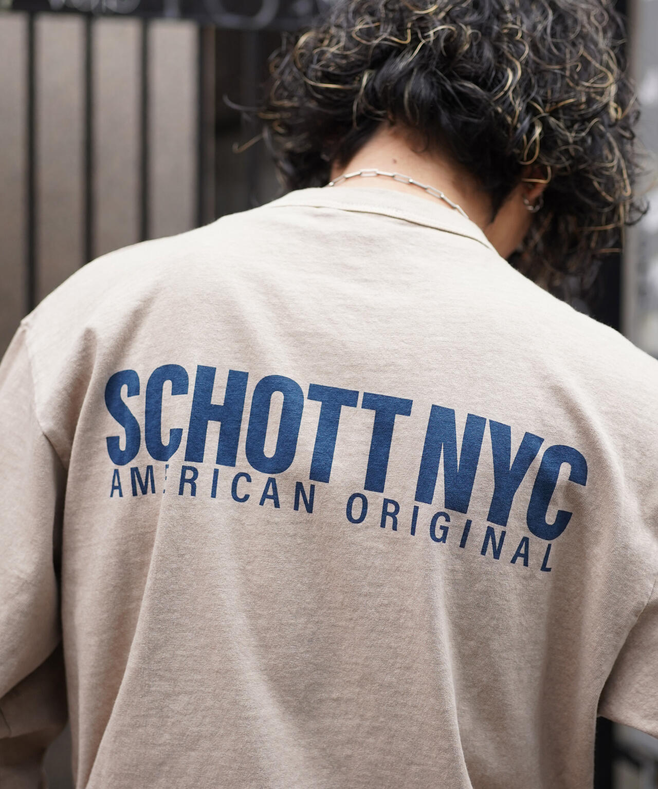 直営限定/LS T-SHIRT SCHOTT NYC/ロングTシャツ ショット ニューヨーク