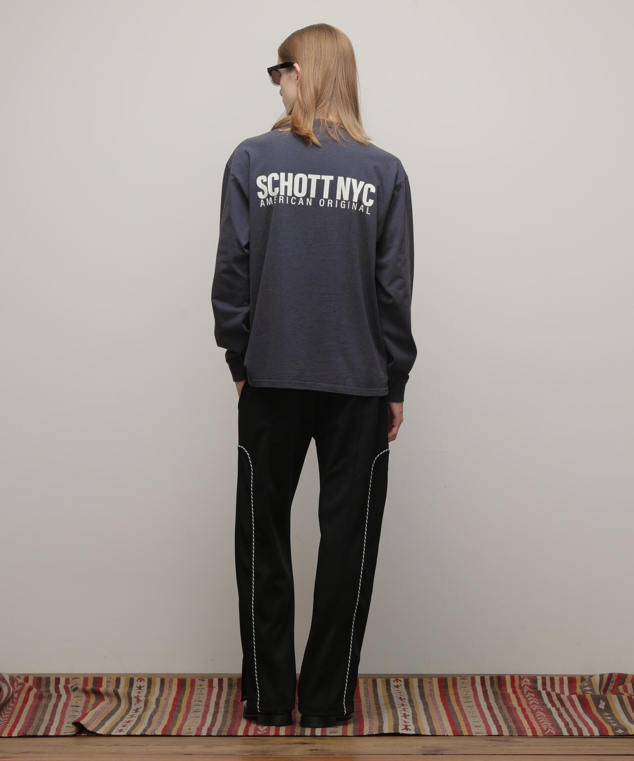 直営限定/LS T-SHIRT SCHOTT NYC/ロングTシャツ ショット ニューヨーク