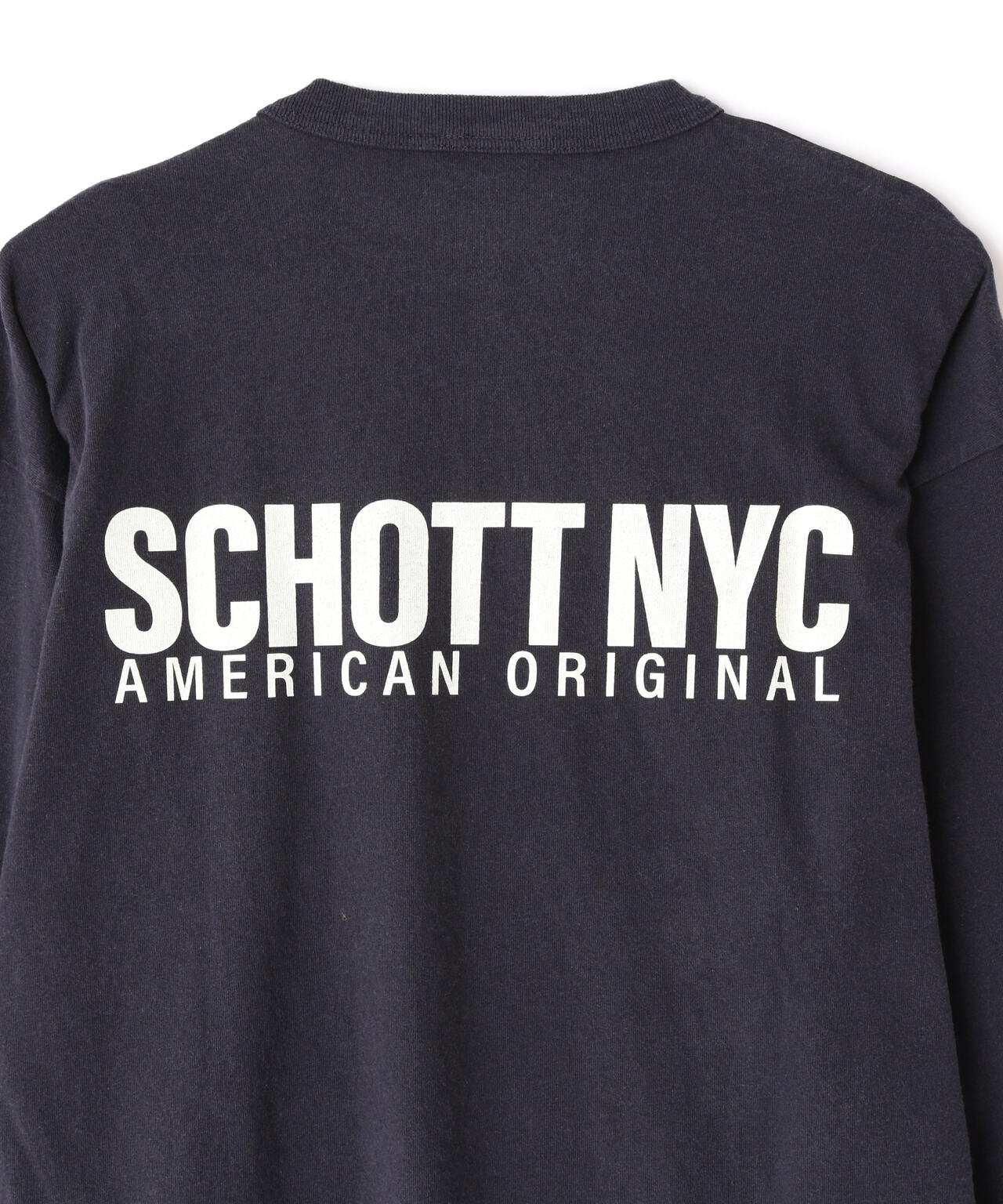 直営限定/LS T-SHIRT SCHOTT NYC/ロングTシャツ ショット ニューヨーク