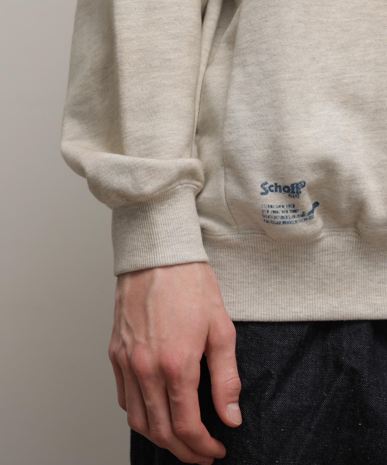 直営限定/FADE SNAP SWEAT/フェード スナップ スウェット