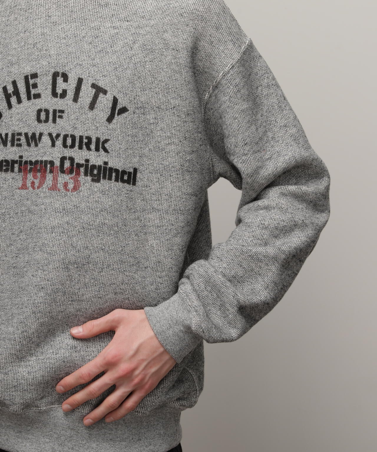 SALT AND PEPPER SWEAT "THE CITY OF NY"/ソルトアンドペッパースウェット"ザ シティオブ ニューヨーク”