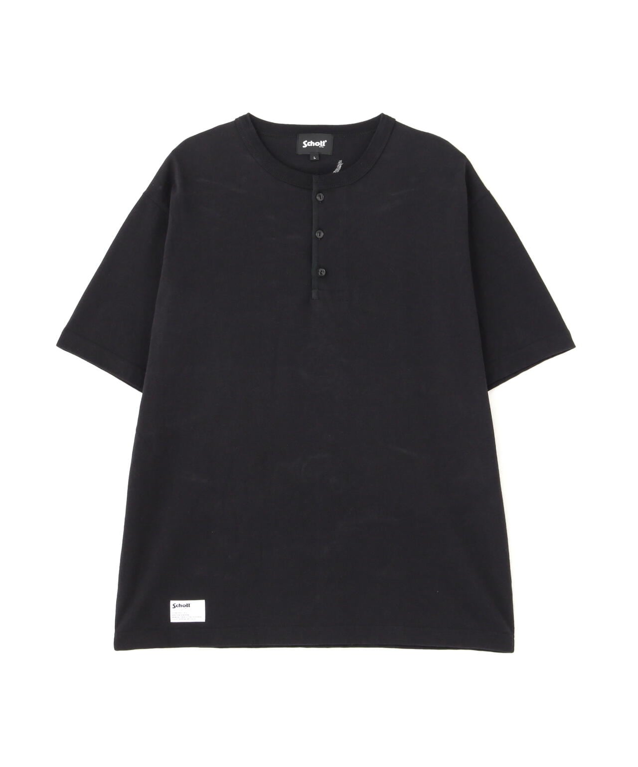 HENLEY TｰSHIRT "CREST DRAGON EMB"/刺繍ヘンリーTシャツ "クレスト ドラゴン"