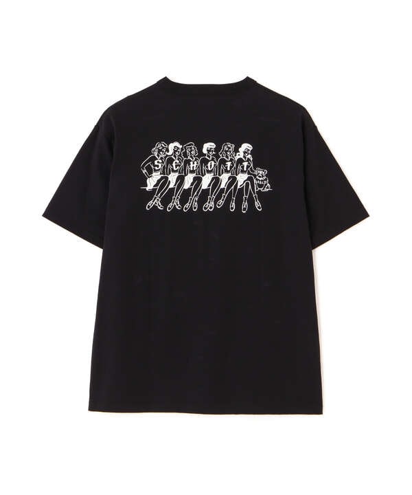 T-SHIRT "GIRLS WITH BULLDOG”/Tシャツ "ガールズ ウィズ ブルドッグ"