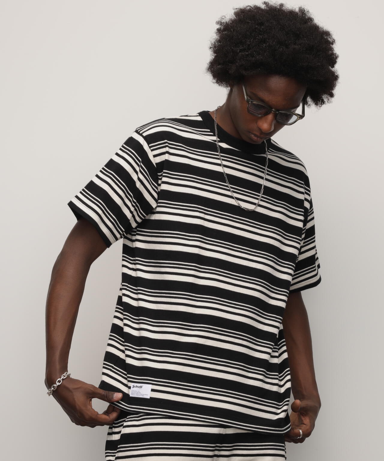 HORIZONTAL STRIPES T-SHIRT/ホリゾンタル ストライプ Tシャツ