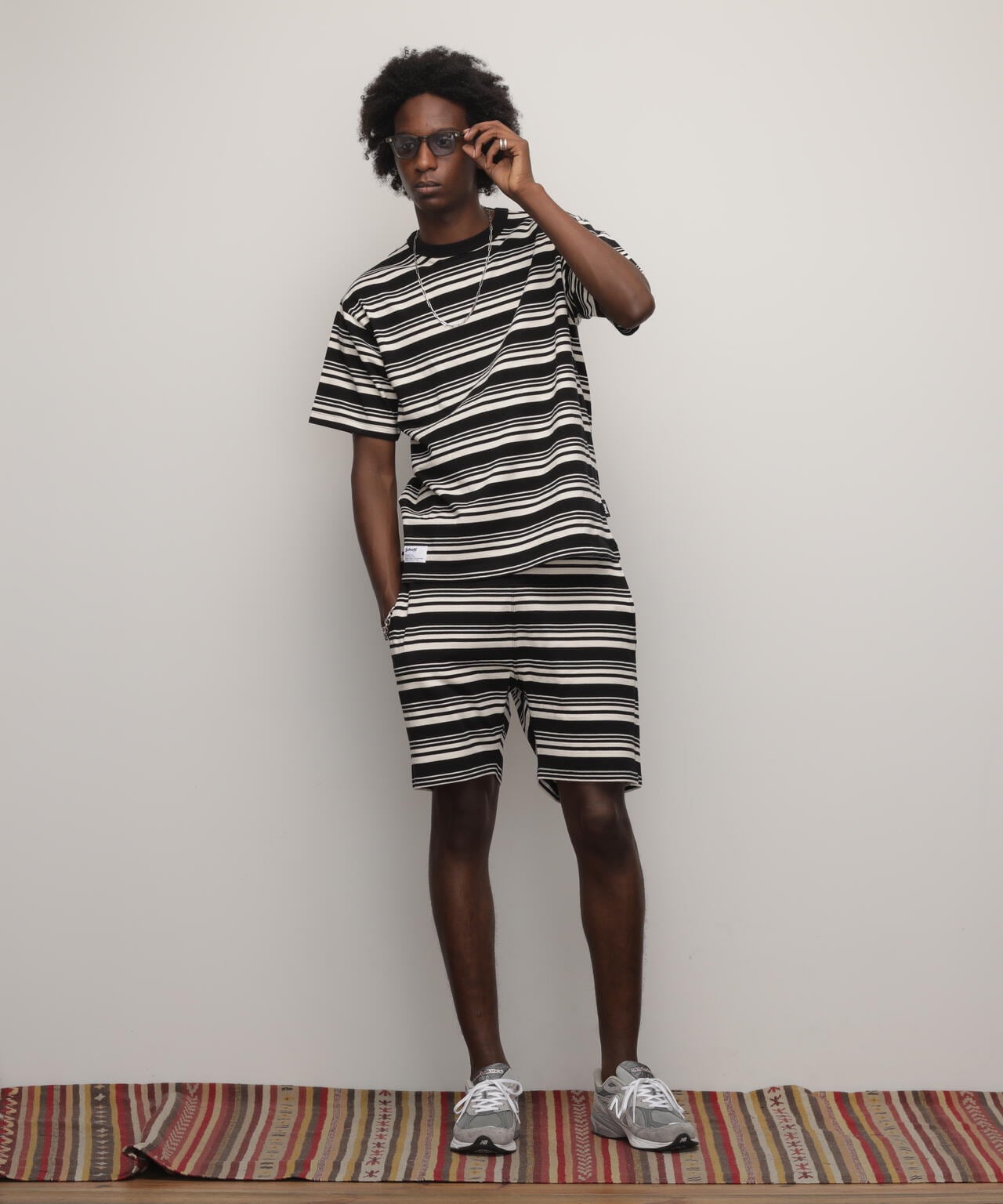 HORIZONTAL STRIPES T-SHIRT/ホリゾンタル ストライプ Tシャツ