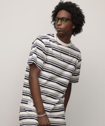 HORIZONTAL STRIPES T-SHIRT/ホリゾンタル ストライプ Tシャツ