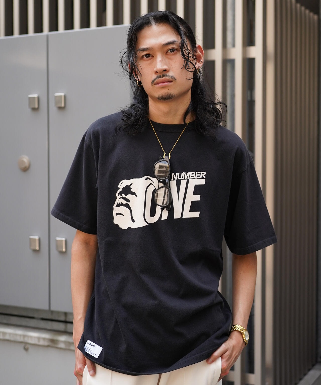 T-SHIRT "NUMBER ONE"/Tシャツ "ナンバーワン"