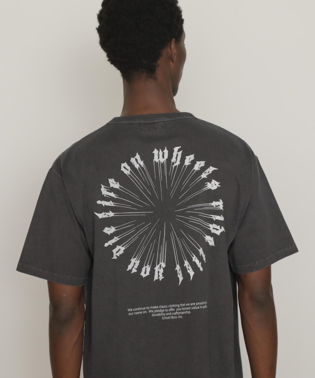 SS T-SHIRT MESSAGE WHEEL/メッセージホイール Tシャツ