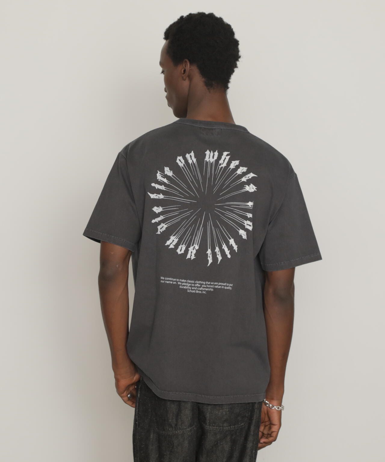 SS T-SHIRT MESSAGE WHEEL/メッセージホイール Tシャツ