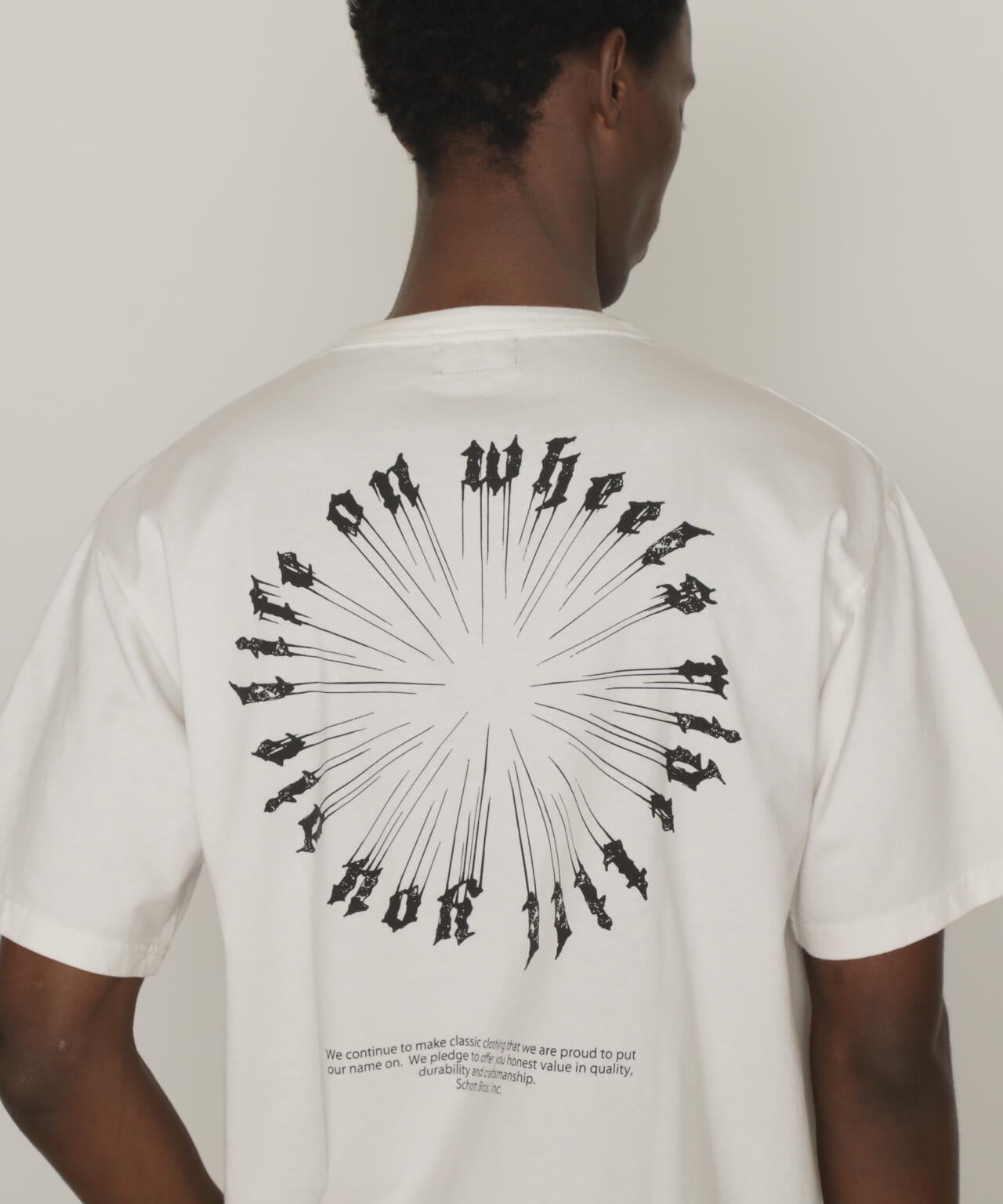 SS T-SHIRT MESSAGE WHEEL/メッセージホイール Tシャツ