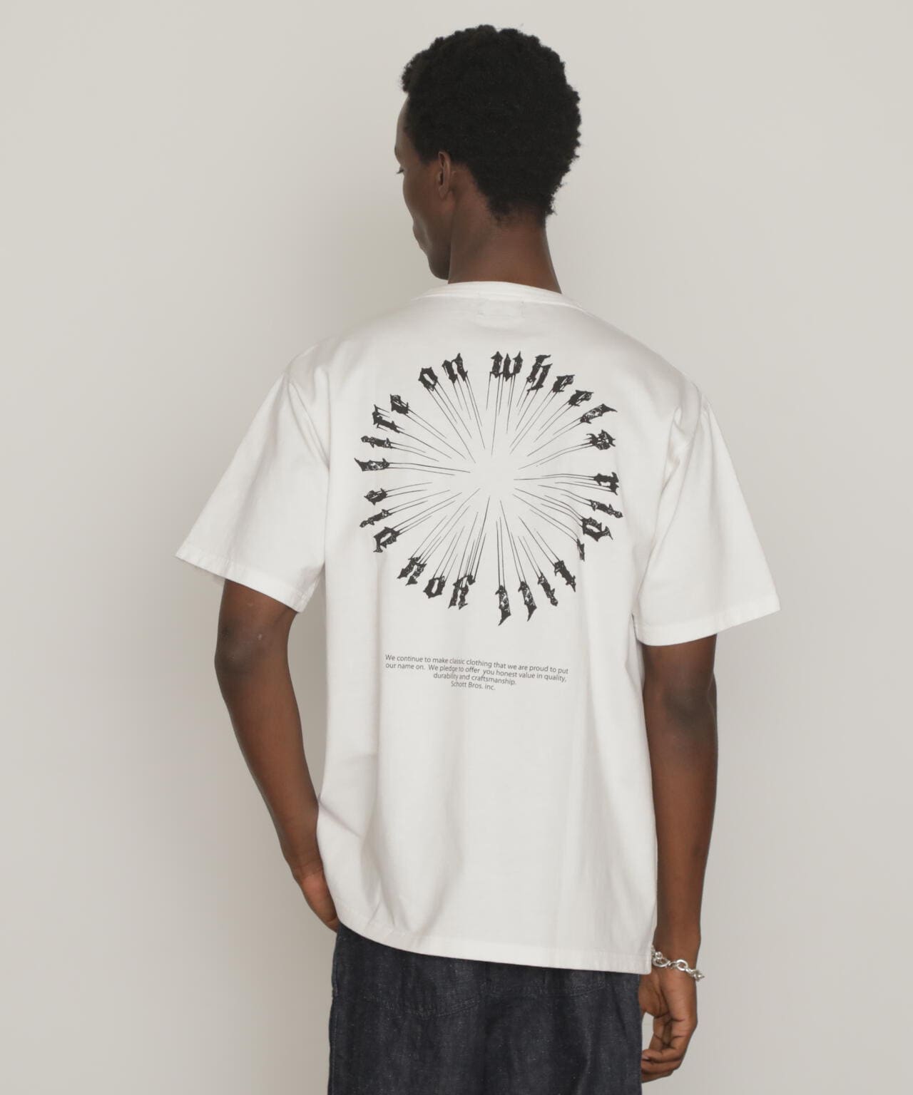 SS T-SHIRT MESSAGE WHEEL/メッセージホイール Tシャツ