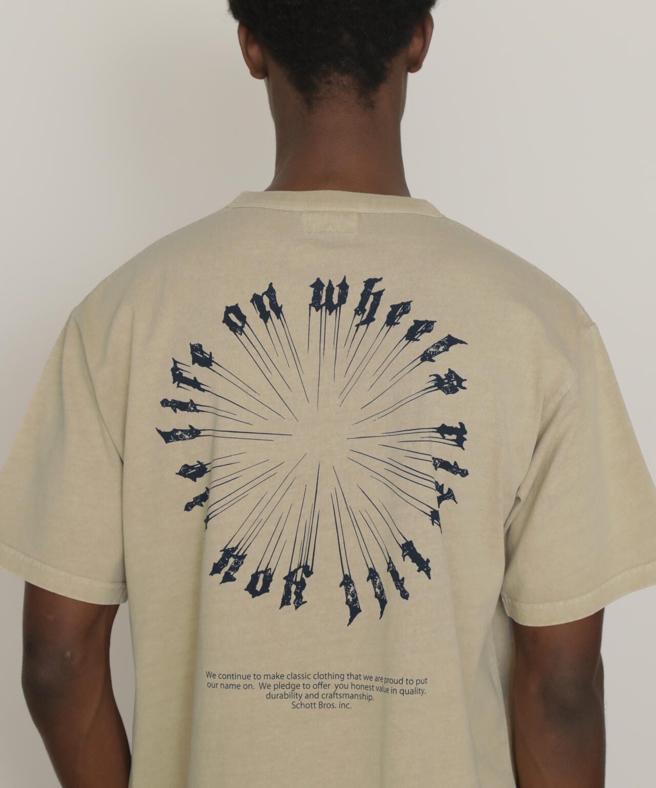 SS T-SHIRT MESSAGE WHEEL/メッセージホイール Tシャツ