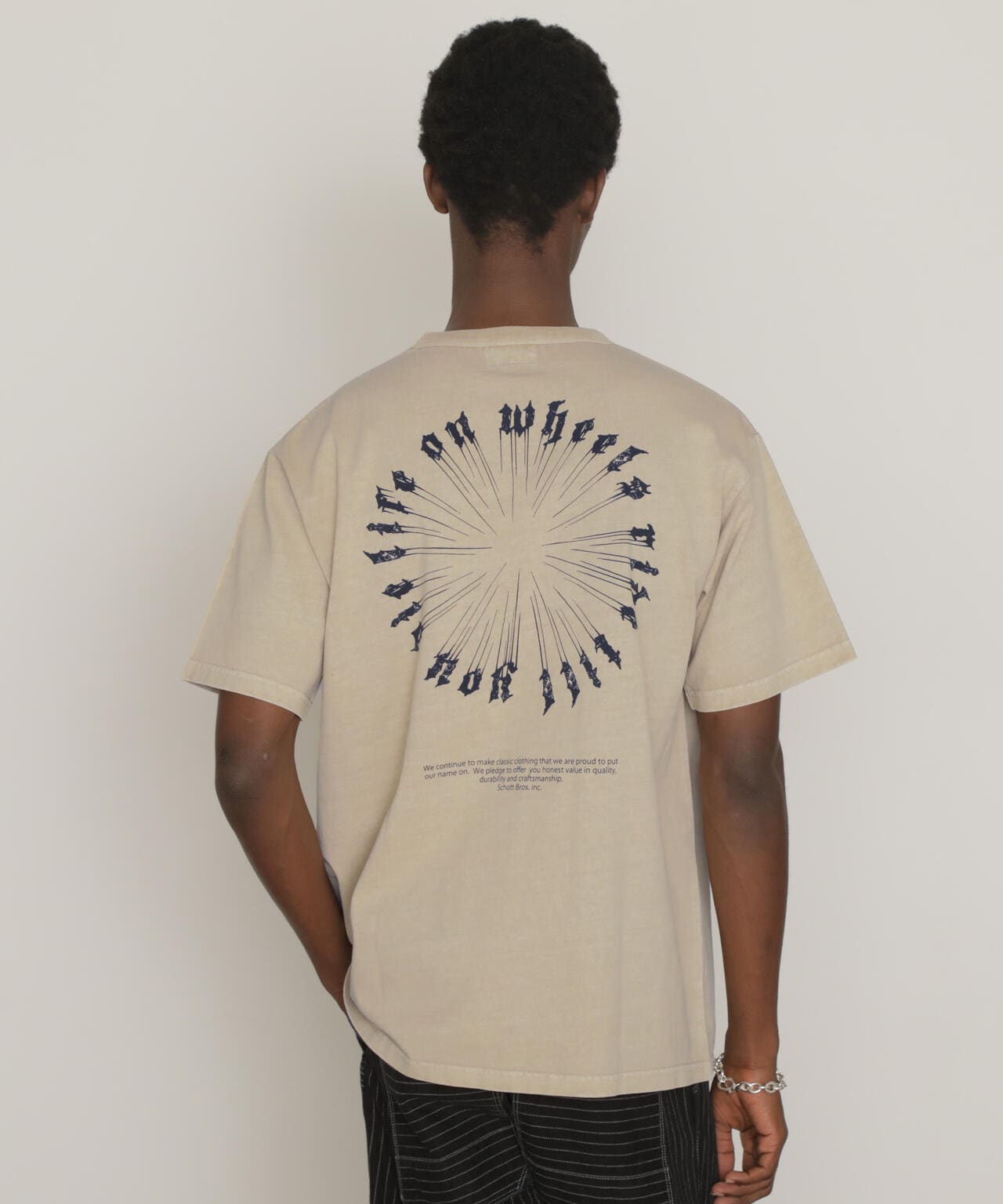 SS T-SHIRT MESSAGE WHEEL/メッセージホイール Tシャツ