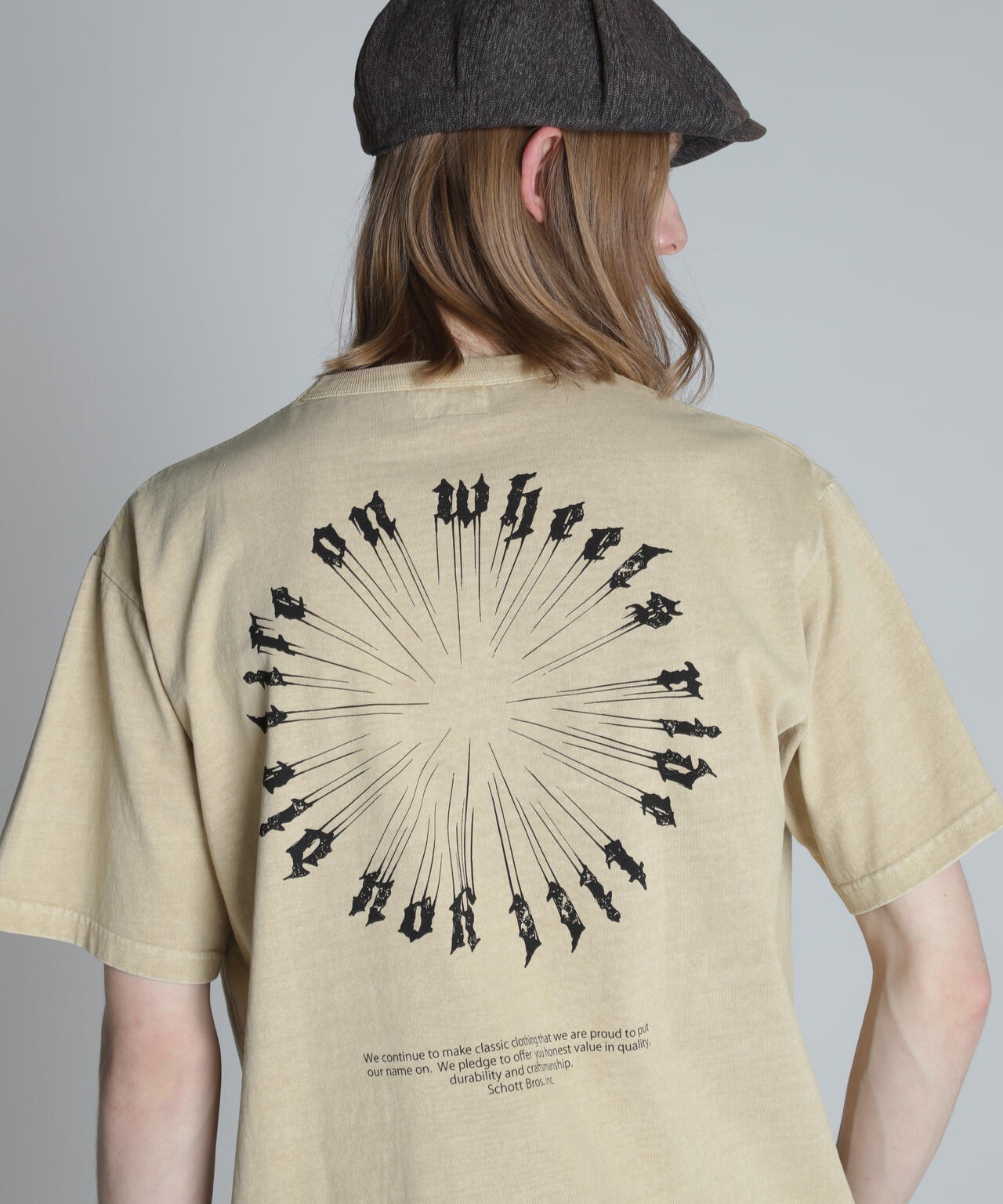 SS T-SHIRT MESSAGE WHEEL/メッセージホイール Tシャツ