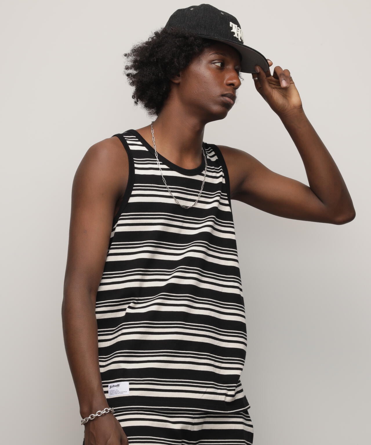 HORIZONTAL STRIPES TANK TOP/ホライゾンタル ストライプ タンクトップ