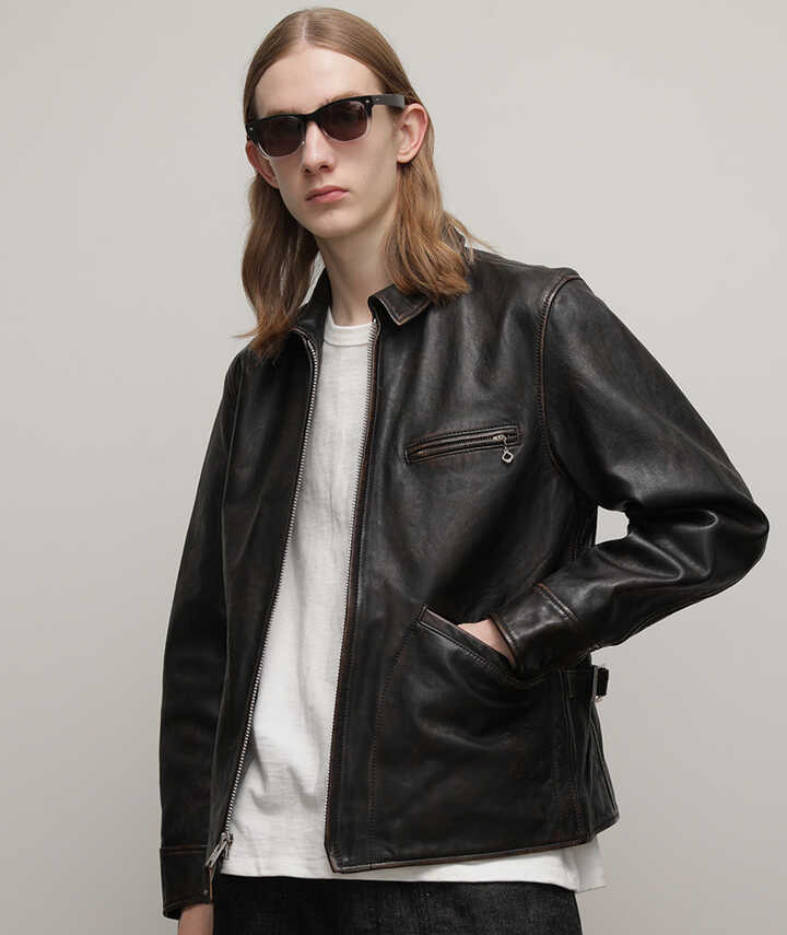 LEATHER SPORTS JACKET/レザースポーツジャケット