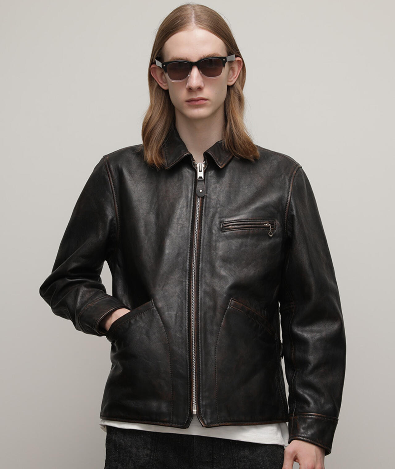 LEATHER SPORTS JACKET/レザースポーツジャケット | Schott ( ショット 