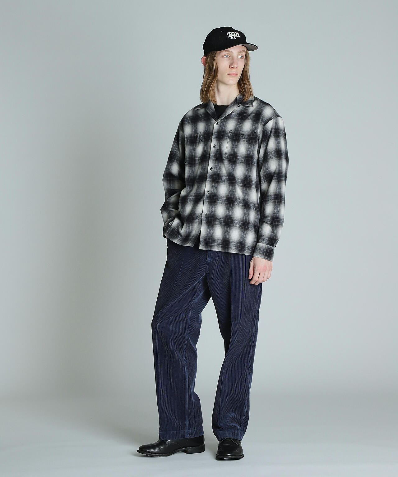 OMBRE CHECK FLANNEL LS SHIRT/オンブレチェック フランネルシャツ