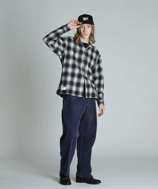 OMBRE CHECK FLANNEL LS SHIRT/オンブレチェック フランネルシャツ