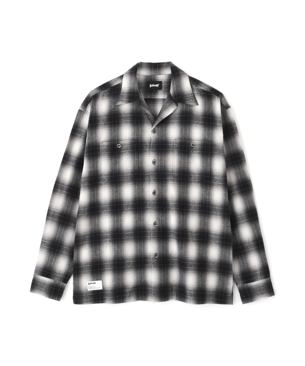 OMBRE CHECK FLANNEL LS SHIRT/オンブレチェック フランネルシャツ